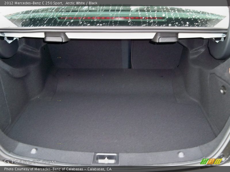 Arctic White / Black 2012 Mercedes-Benz C 250 Sport