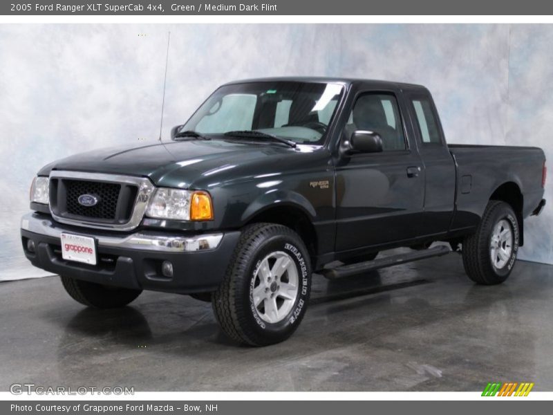 Green / Medium Dark Flint 2005 Ford Ranger XLT SuperCab 4x4