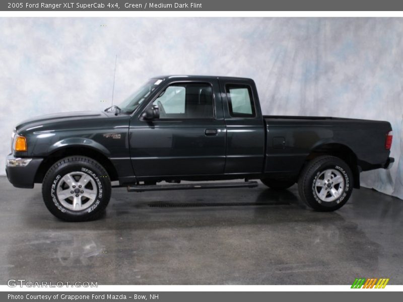 Green / Medium Dark Flint 2005 Ford Ranger XLT SuperCab 4x4