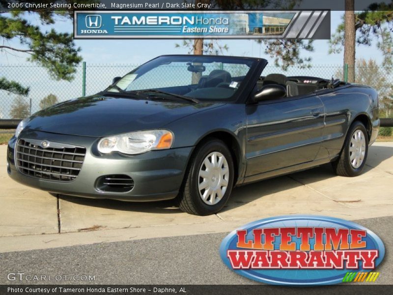 Magnesium Pearl / Dark Slate Gray 2006 Chrysler Sebring Convertible