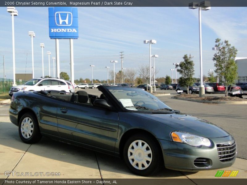 Magnesium Pearl / Dark Slate Gray 2006 Chrysler Sebring Convertible