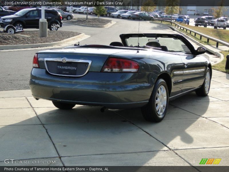 Magnesium Pearl / Dark Slate Gray 2006 Chrysler Sebring Convertible
