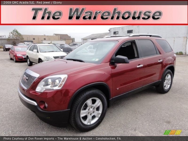 Red Jewel / Ebony 2009 GMC Acadia SLE