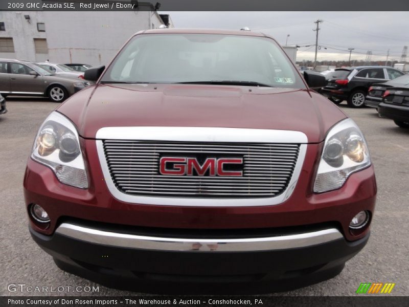 Red Jewel / Ebony 2009 GMC Acadia SLE