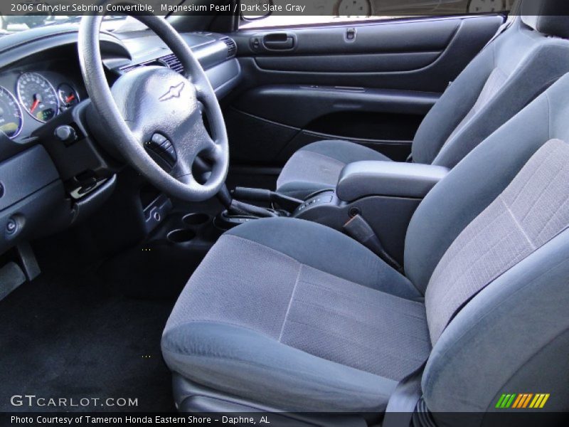  2006 Sebring Convertible Dark Slate Gray Interior