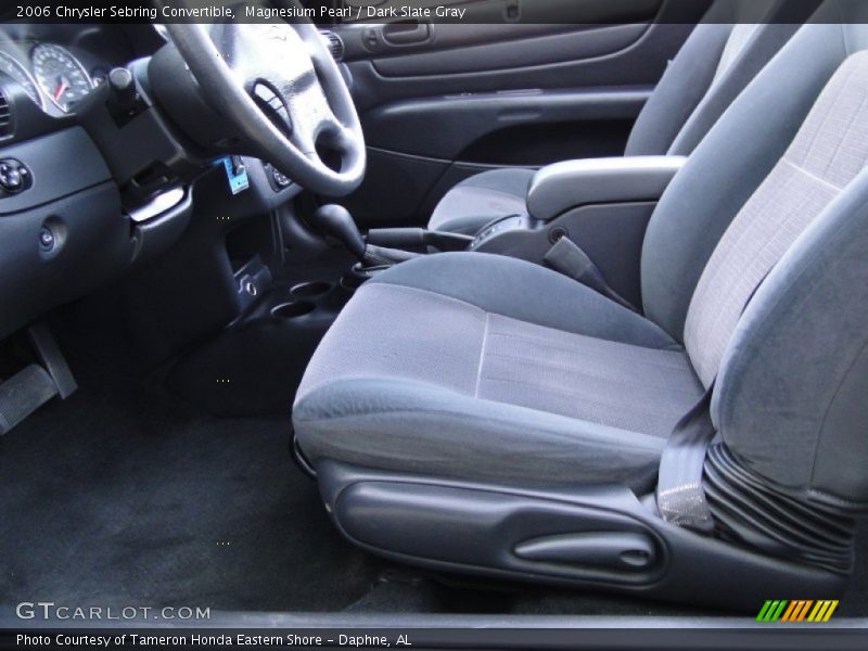  2006 Sebring Convertible Dark Slate Gray Interior