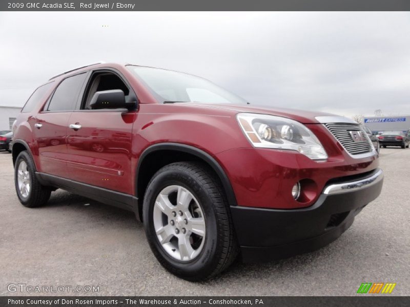 Red Jewel / Ebony 2009 GMC Acadia SLE