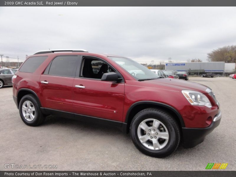 Red Jewel / Ebony 2009 GMC Acadia SLE