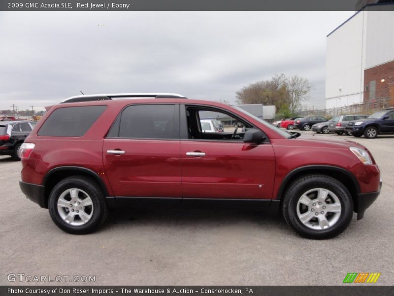 Red Jewel / Ebony 2009 GMC Acadia SLE
