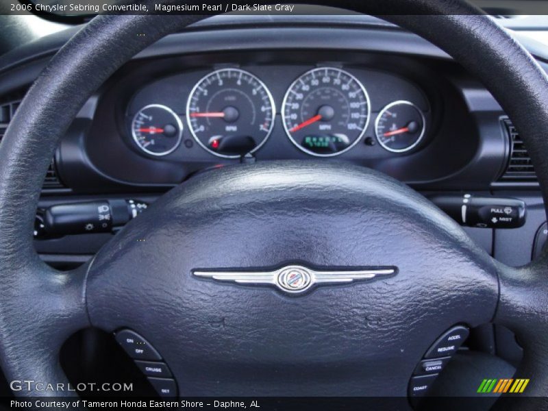 Magnesium Pearl / Dark Slate Gray 2006 Chrysler Sebring Convertible