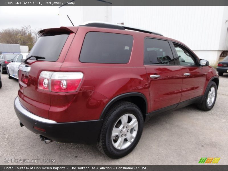 Red Jewel / Ebony 2009 GMC Acadia SLE