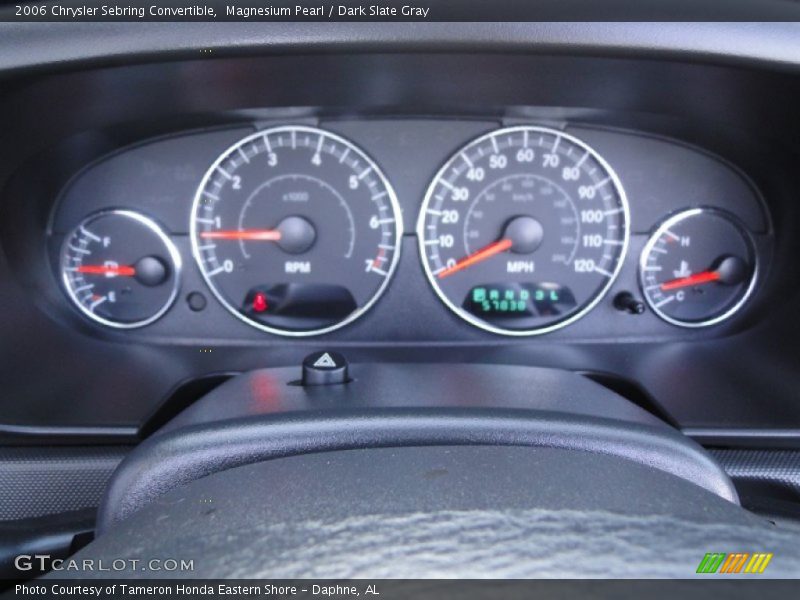 Magnesium Pearl / Dark Slate Gray 2006 Chrysler Sebring Convertible