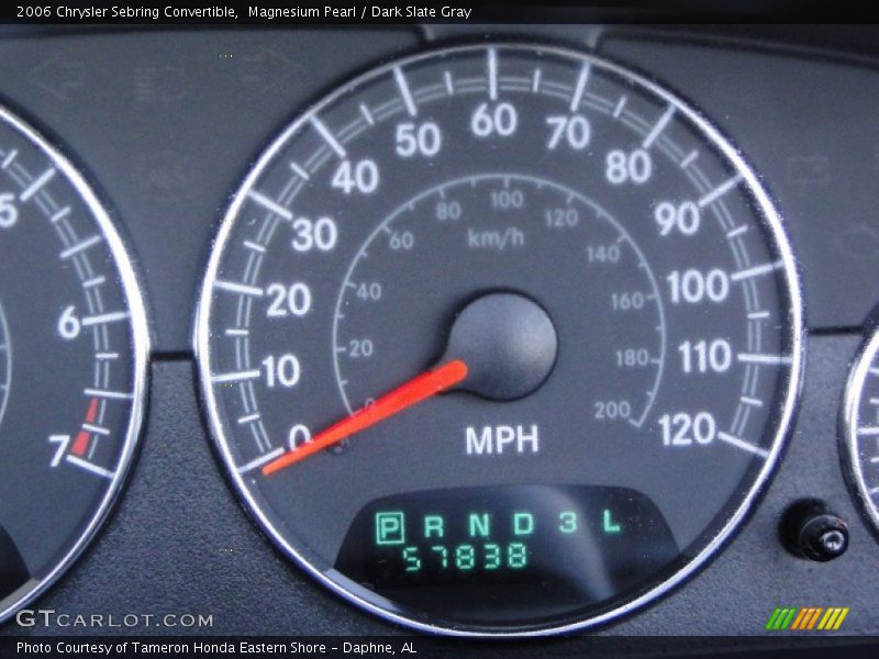 Magnesium Pearl / Dark Slate Gray 2006 Chrysler Sebring Convertible