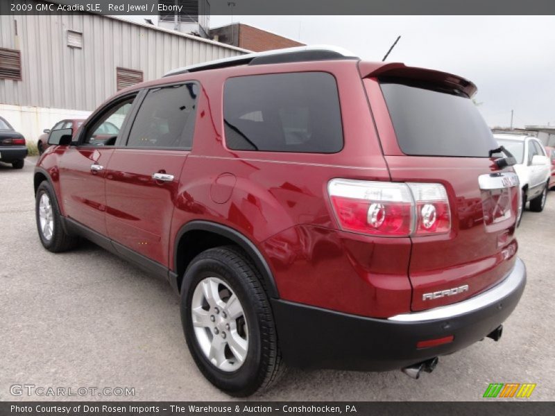 Red Jewel / Ebony 2009 GMC Acadia SLE
