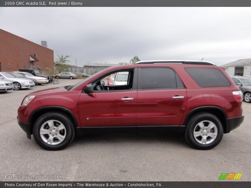 Red Jewel / Ebony 2009 GMC Acadia SLE