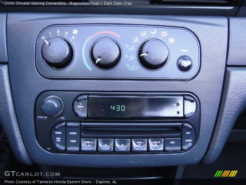 Magnesium Pearl / Dark Slate Gray 2006 Chrysler Sebring Convertible