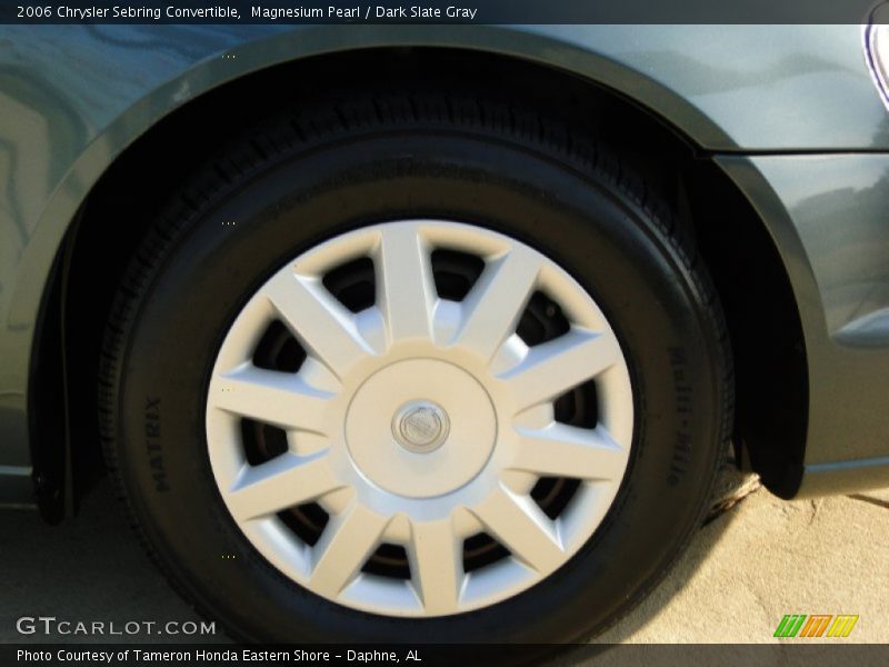 Magnesium Pearl / Dark Slate Gray 2006 Chrysler Sebring Convertible