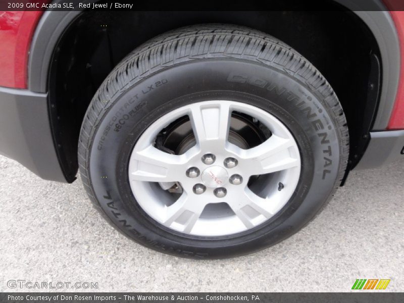 Red Jewel / Ebony 2009 GMC Acadia SLE