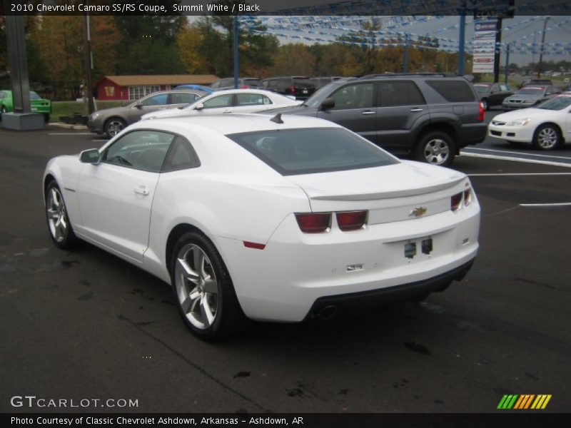 Summit White / Black 2010 Chevrolet Camaro SS/RS Coupe