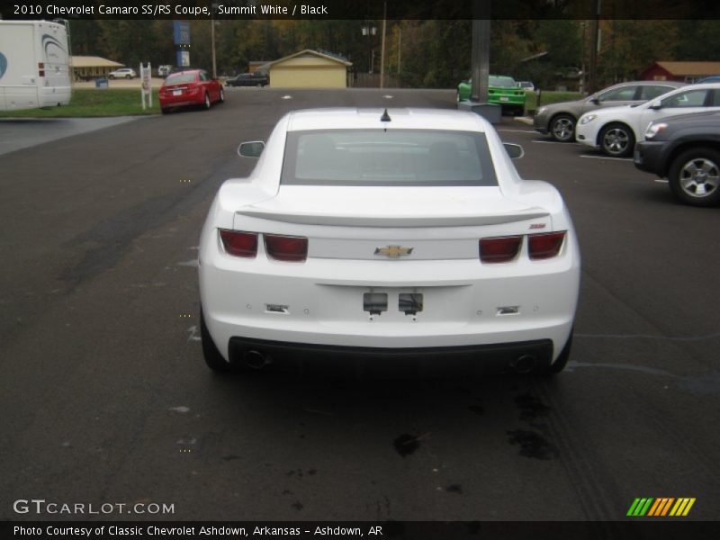 Summit White / Black 2010 Chevrolet Camaro SS/RS Coupe