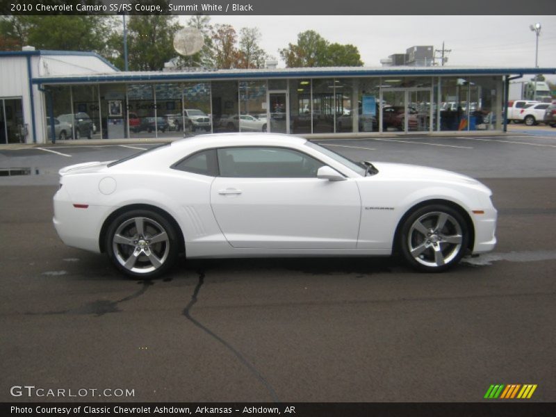 Summit White / Black 2010 Chevrolet Camaro SS/RS Coupe