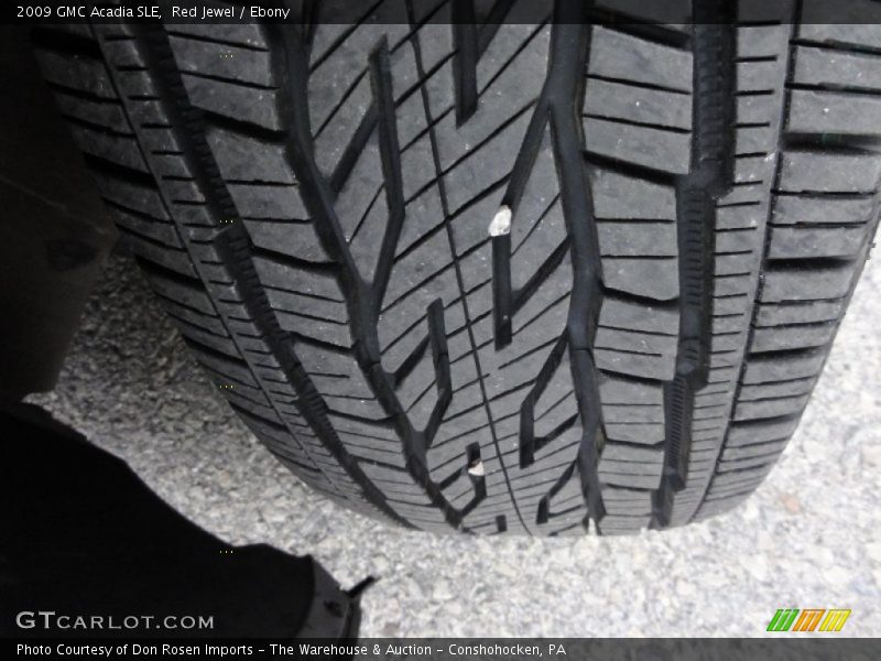 Red Jewel / Ebony 2009 GMC Acadia SLE