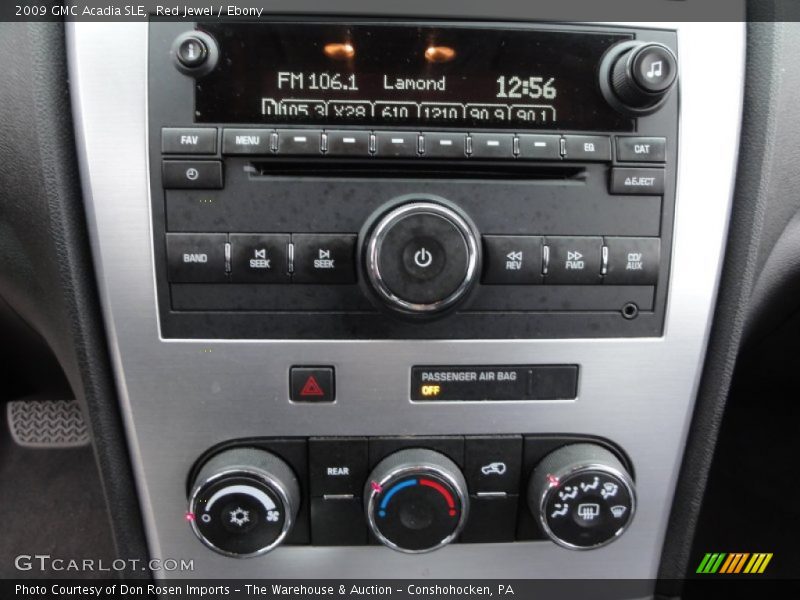 Red Jewel / Ebony 2009 GMC Acadia SLE