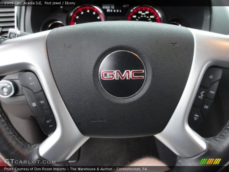 Red Jewel / Ebony 2009 GMC Acadia SLE