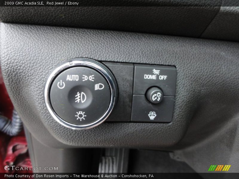 Red Jewel / Ebony 2009 GMC Acadia SLE