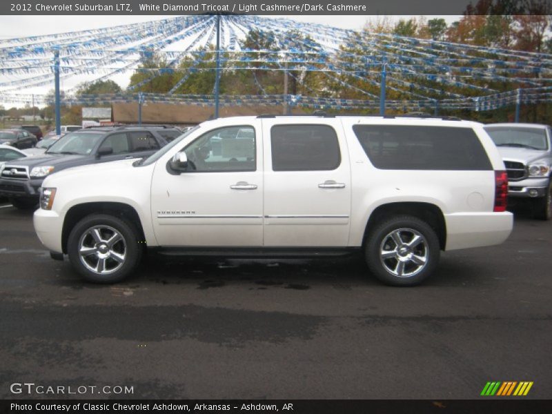  2012 Suburban LTZ White Diamond Tricoat