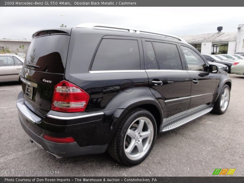 Obsidian Black Metallic / Cashmere 2009 Mercedes-Benz GL 550 4Matic