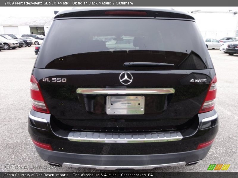 Obsidian Black Metallic / Cashmere 2009 Mercedes-Benz GL 550 4Matic