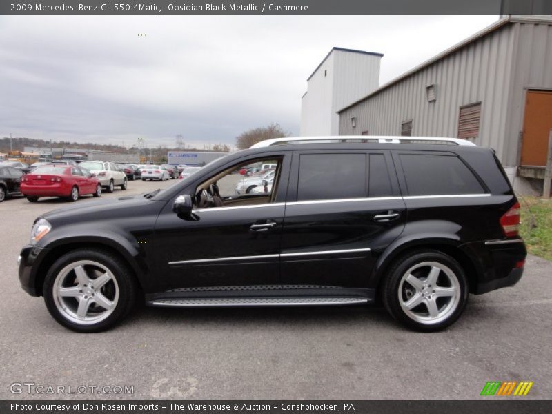 Obsidian Black Metallic / Cashmere 2009 Mercedes-Benz GL 550 4Matic