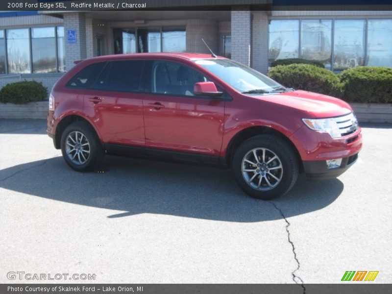 Redfire Metallic / Charcoal 2008 Ford Edge SEL