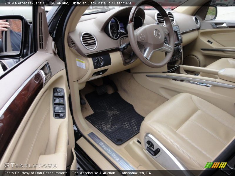 Obsidian Black Metallic / Cashmere 2009 Mercedes-Benz GL 550 4Matic