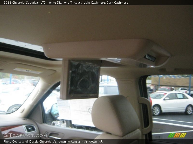 White Diamond Tricoat / Light Cashmere/Dark Cashmere 2012 Chevrolet Suburban LTZ