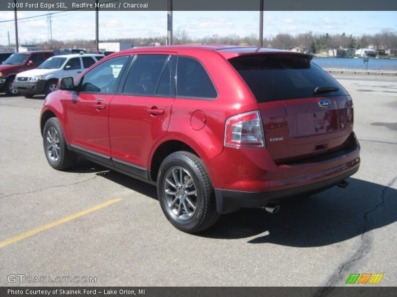 Redfire Metallic / Charcoal 2008 Ford Edge SEL