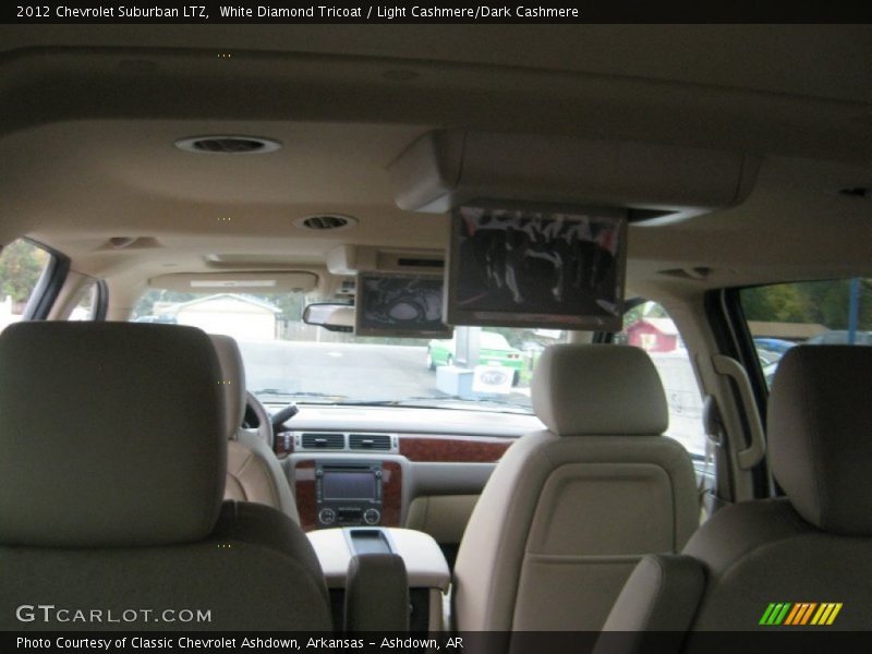 White Diamond Tricoat / Light Cashmere/Dark Cashmere 2012 Chevrolet Suburban LTZ