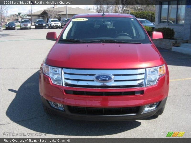 Redfire Metallic / Charcoal 2008 Ford Edge SEL