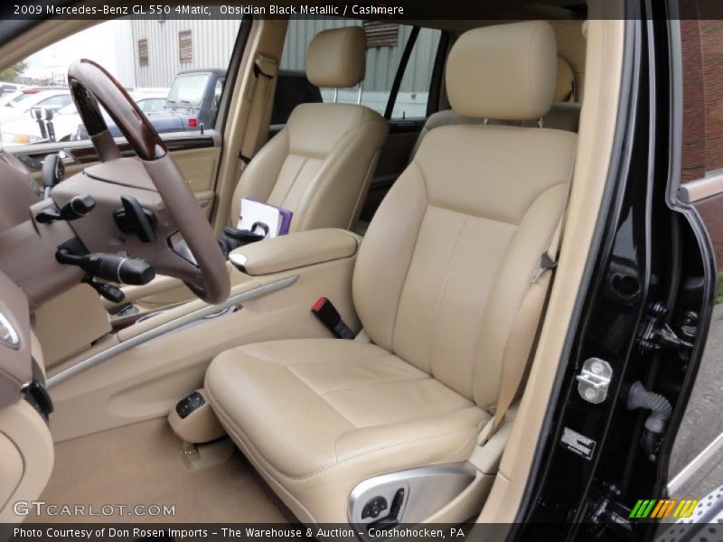 Obsidian Black Metallic / Cashmere 2009 Mercedes-Benz GL 550 4Matic