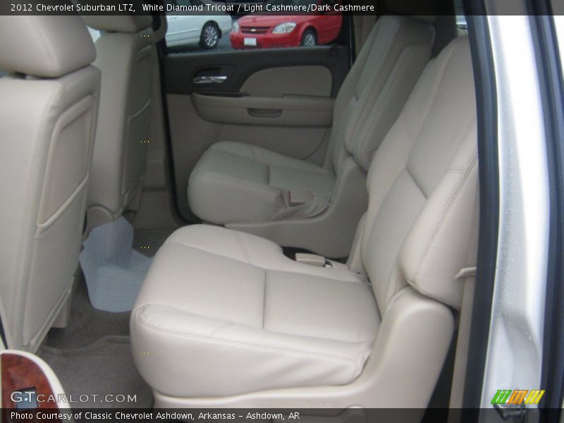 White Diamond Tricoat / Light Cashmere/Dark Cashmere 2012 Chevrolet Suburban LTZ