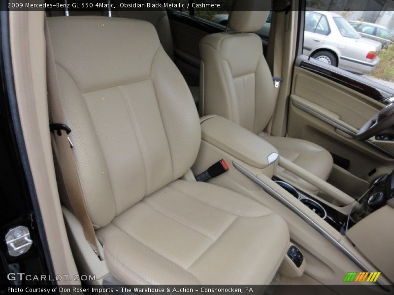 Obsidian Black Metallic / Cashmere 2009 Mercedes-Benz GL 550 4Matic