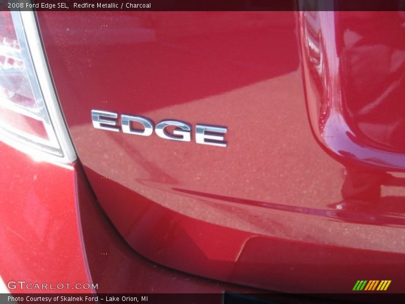 Redfire Metallic / Charcoal 2008 Ford Edge SEL