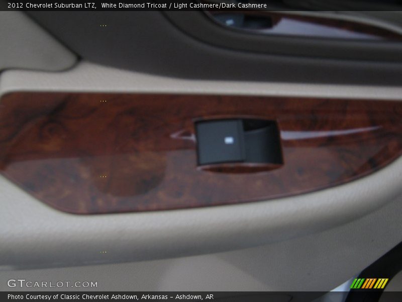 White Diamond Tricoat / Light Cashmere/Dark Cashmere 2012 Chevrolet Suburban LTZ