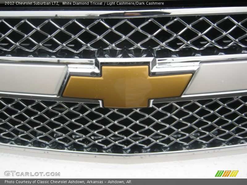 White Diamond Tricoat / Light Cashmere/Dark Cashmere 2012 Chevrolet Suburban LTZ