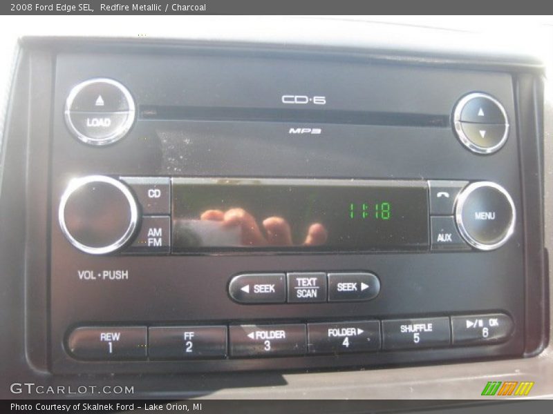Redfire Metallic / Charcoal 2008 Ford Edge SEL