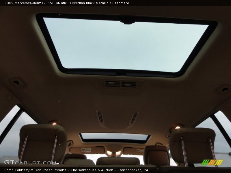 Obsidian Black Metallic / Cashmere 2009 Mercedes-Benz GL 550 4Matic