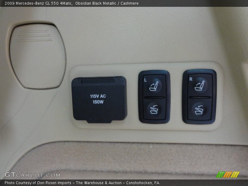 Obsidian Black Metallic / Cashmere 2009 Mercedes-Benz GL 550 4Matic