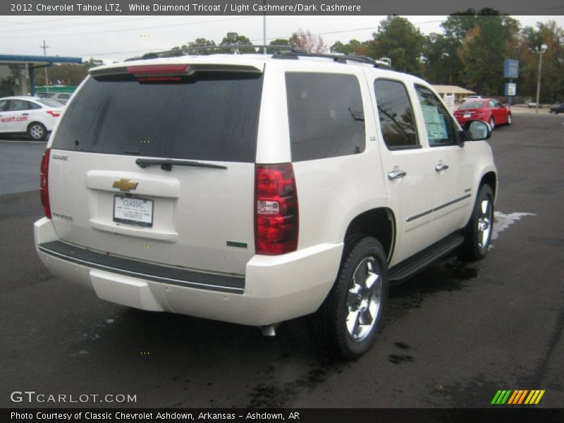 White Diamond Tricoat / Light Cashmere/Dark Cashmere 2012 Chevrolet Tahoe LTZ