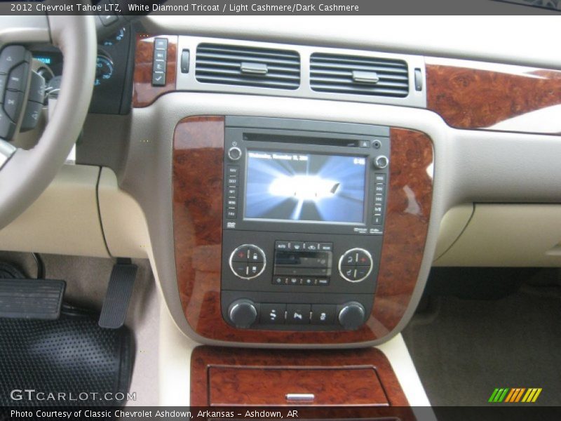 White Diamond Tricoat / Light Cashmere/Dark Cashmere 2012 Chevrolet Tahoe LTZ